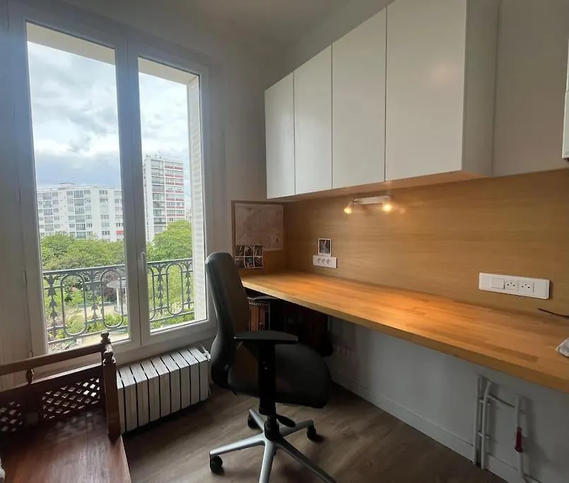 Charme Hausmanien Vue Parc 4 Famille Metro 6 파리